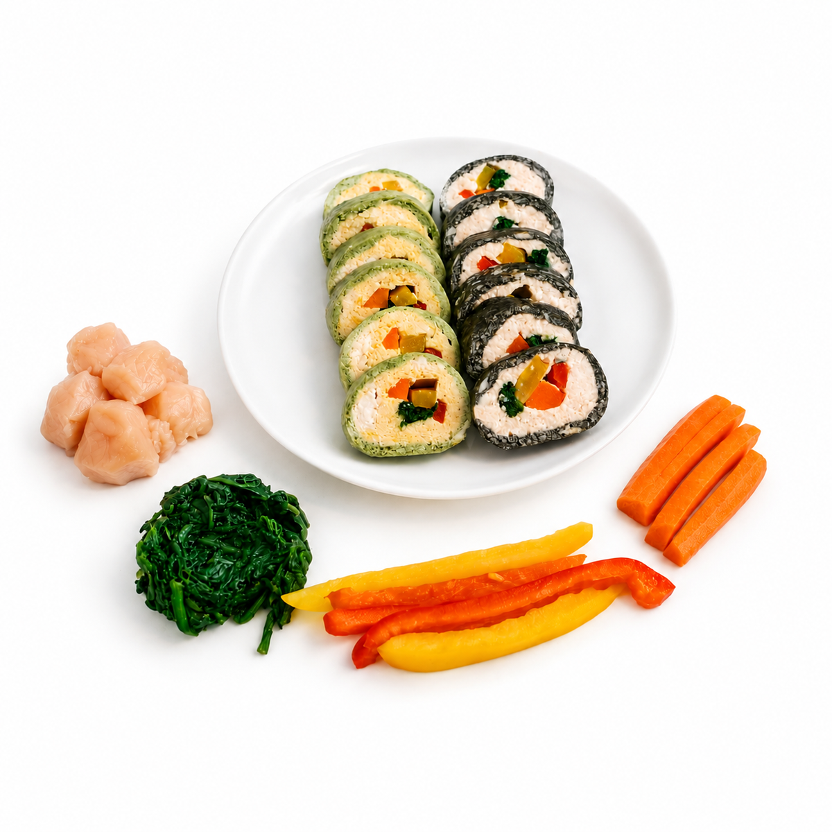 Rainbow Sushi Roll