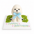 Sitting Full-Body Dog Cake