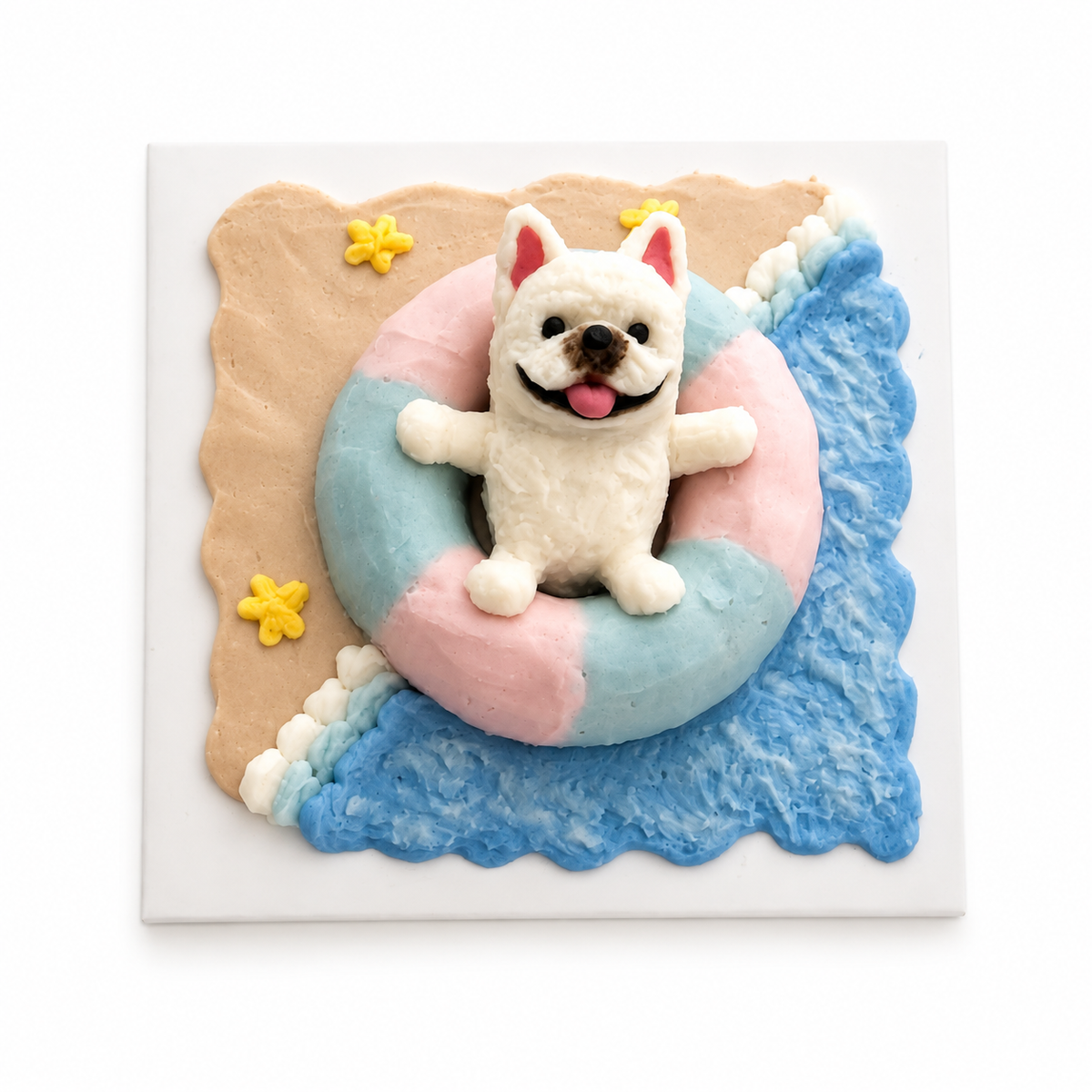 Floating Dog Cake