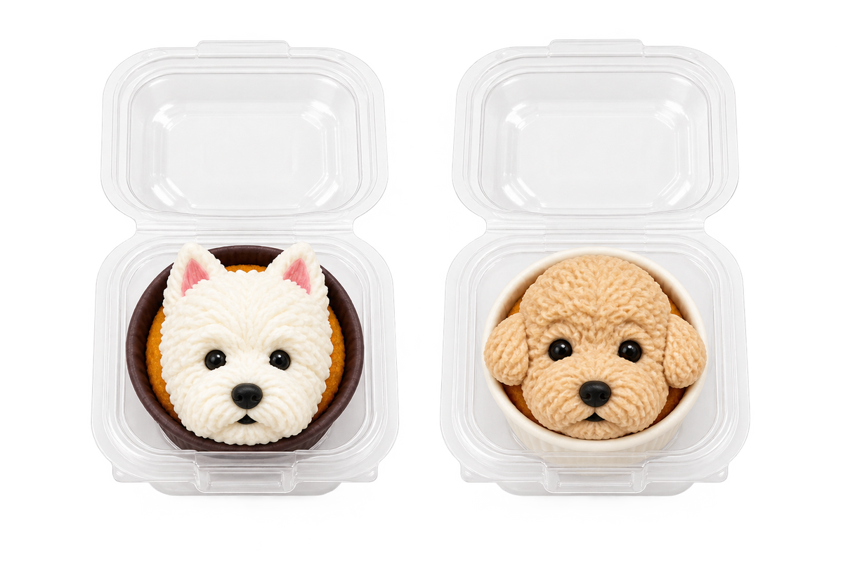 Dog Portrait Cupcakes